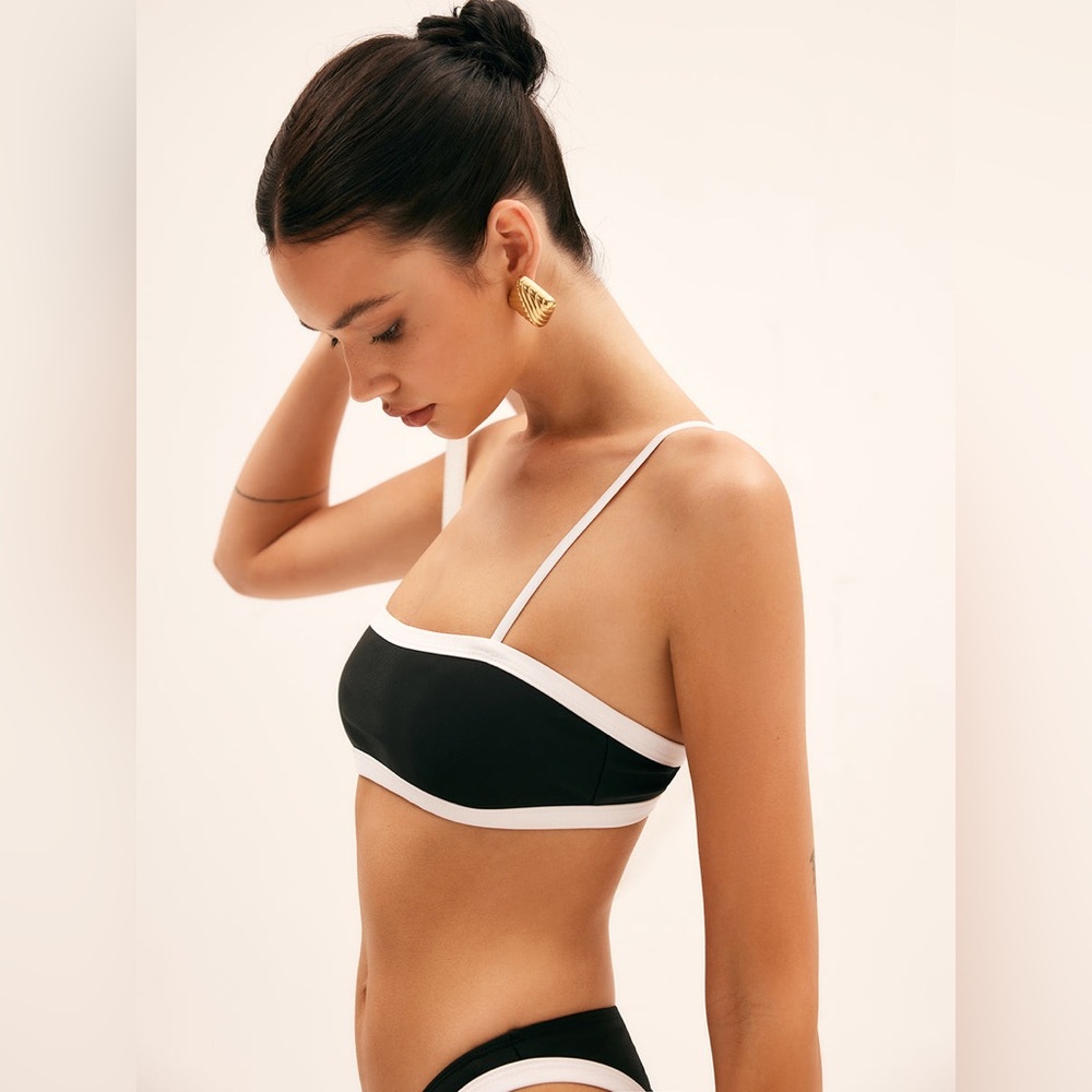 Nwt Commense Contrast Binding Bikini Set - Picture 4 of 16